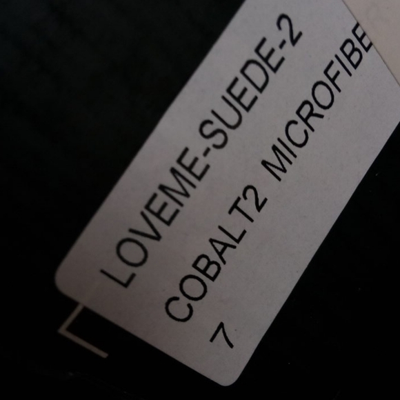 Host Pick Love me suede heels pumps cobalt blue size 7 - Picture 2 of 2